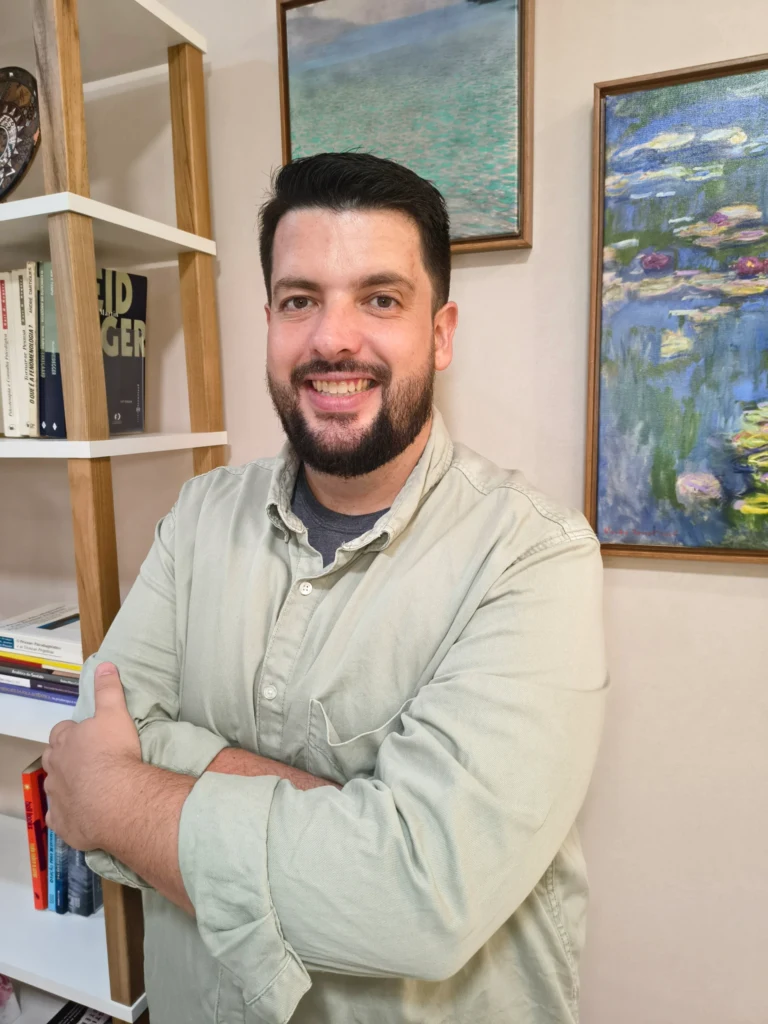 Retrato de Danilo Melo, psicólogo clínico em Campinas
